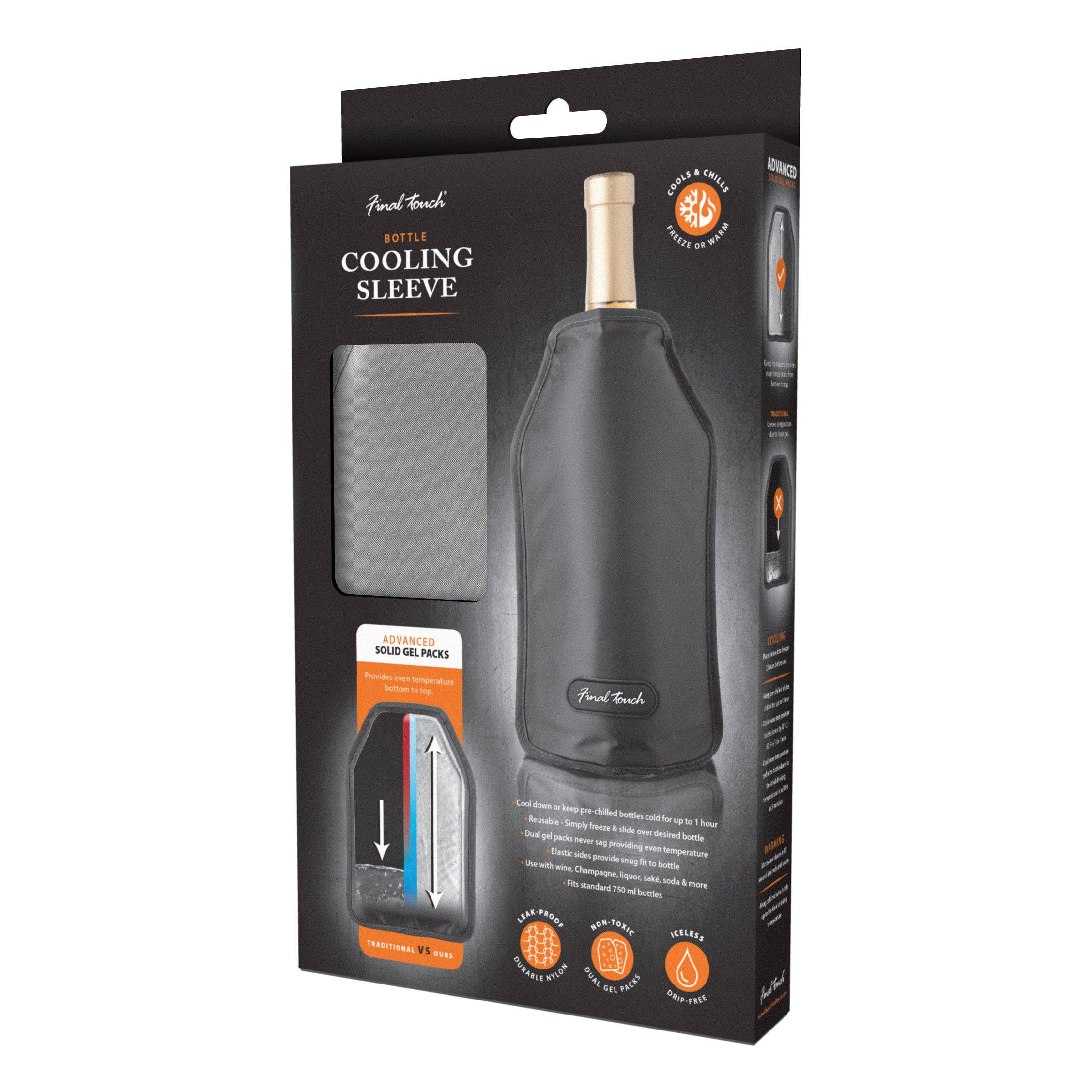 Final Touch - Wholesale Wine Tote - Final Touch Wine Bottle Cooler Sleeve25