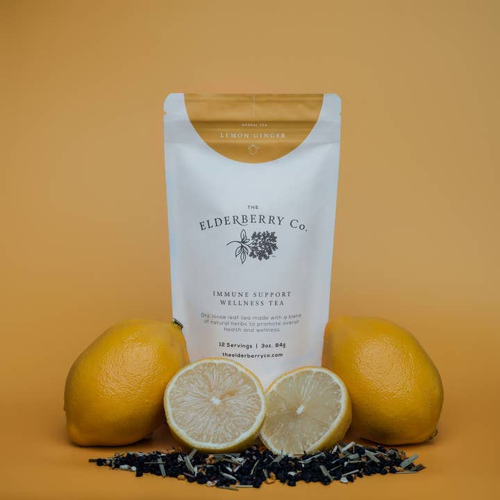 The Elderberry Co - Wholesale Loose Tea - Lemon Ginger Tea