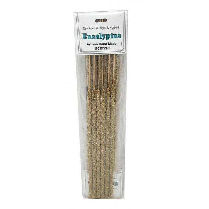 GREENROOTS USA LLC - Wholesale Incense - Artisan Eucalyptus Incense Sticks (6 Sticks Pack)
