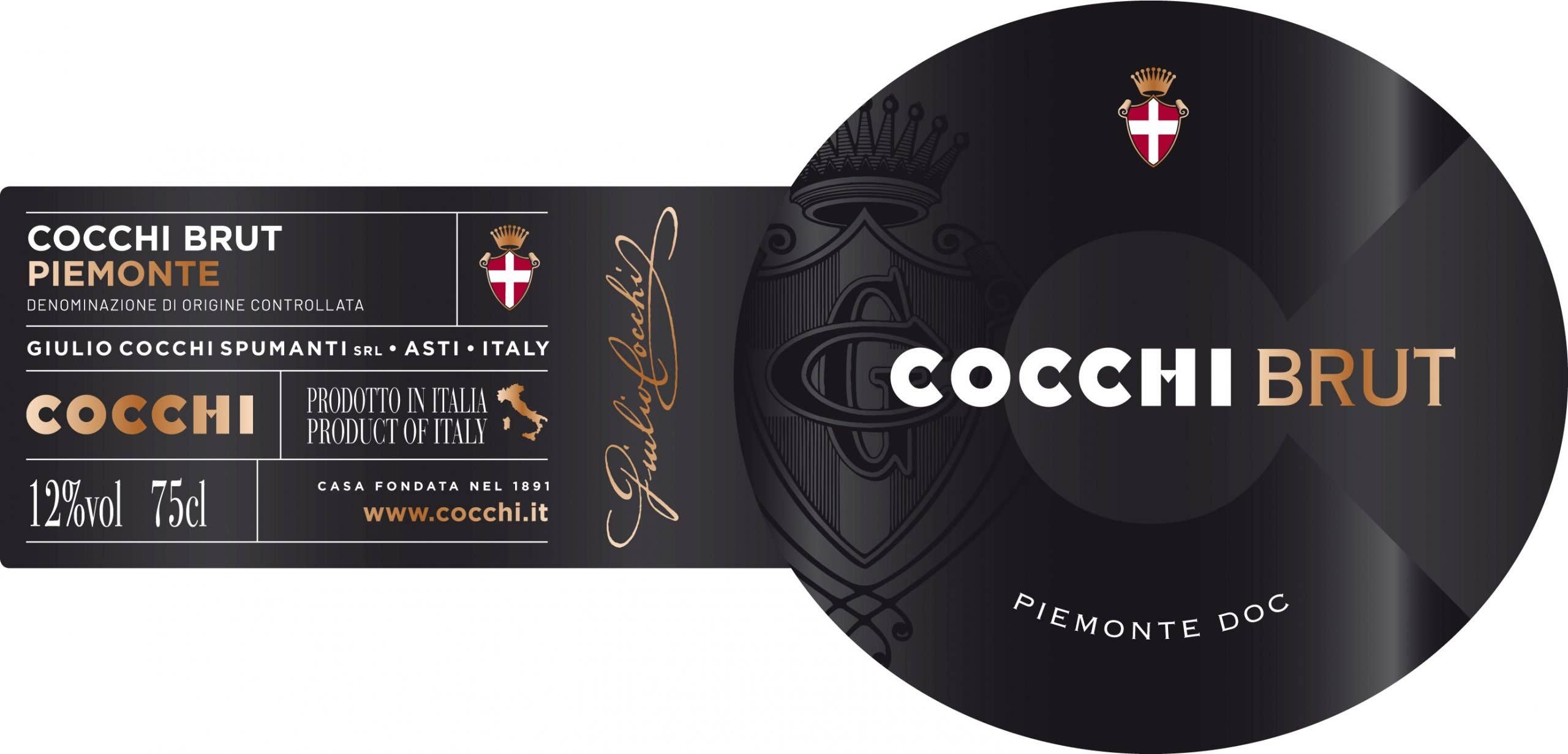 Metina SAS - Wholesale Champagne/Sparkling Wine - Cocchibrut Piedmont DOC Piedmont DOC Cocchi Magnum 1.5 liters3