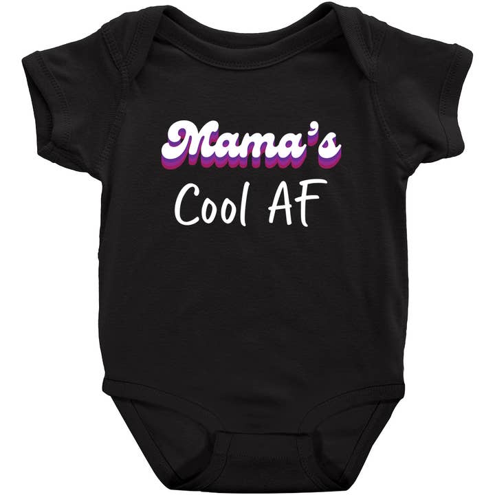 Mama's Cool AF ontwerp met korte mouwen 3 voor wholesale door Potty Mouth Tots
