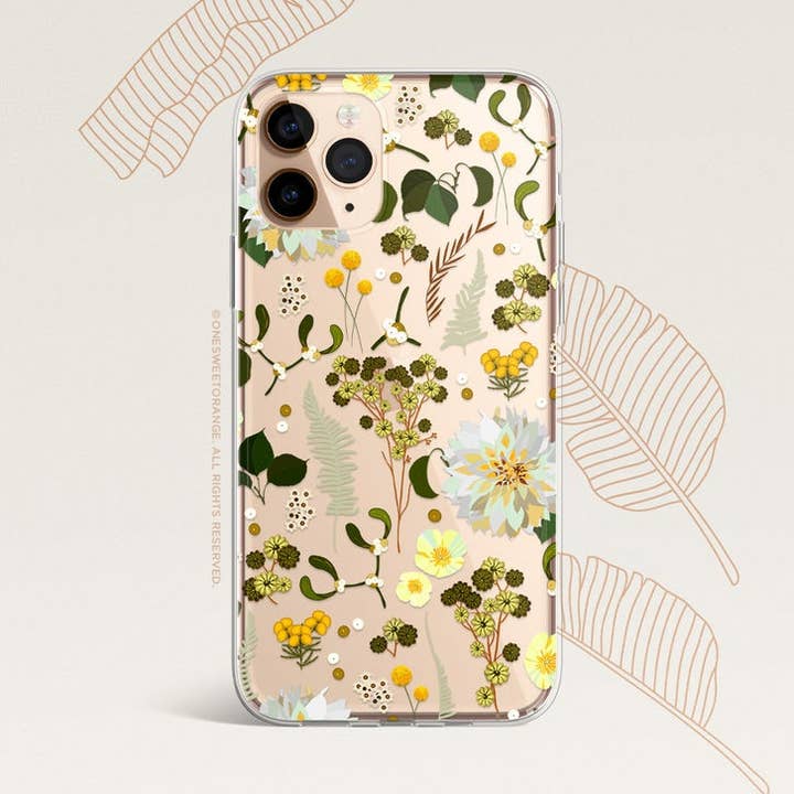 Onesweetorange - Wholesale Phone Case - Women's - iPhone Yellow Floral Case0