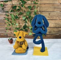 MAÏLOU TRADITION - Vendita all'ingrosso Peluche - Bambini e neonati - LES POP - Il cane Toctoc - Ocra - 40 cm1