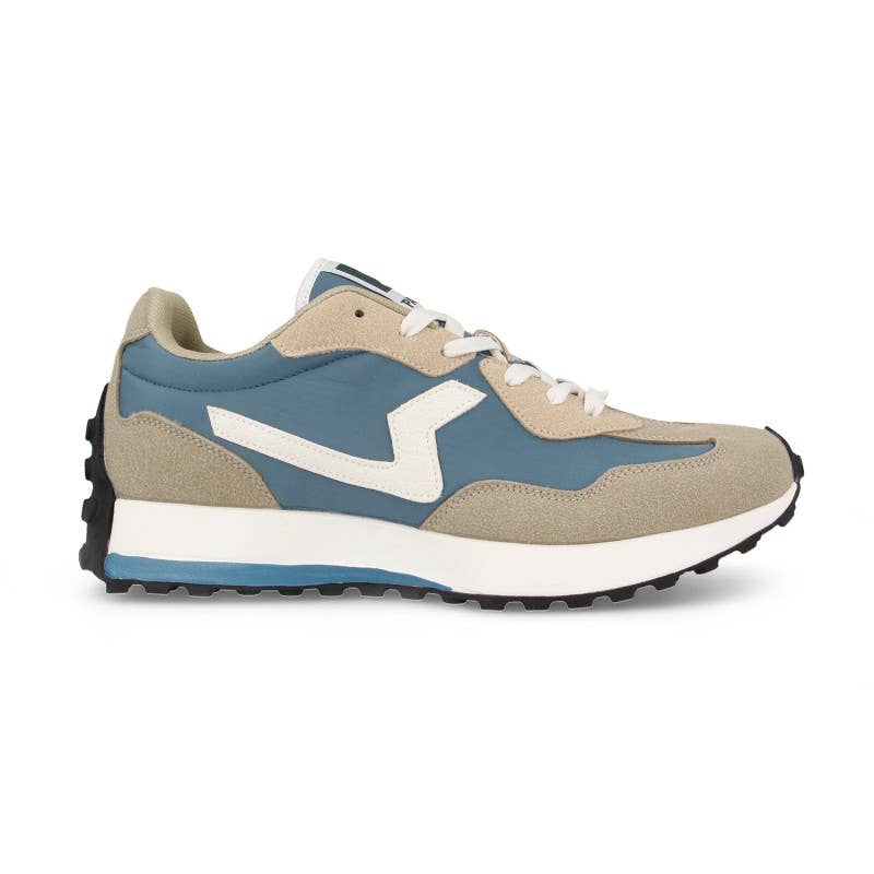 Paredes – wholesale Lifestyle trainers – Men′s – Men's casual sneakers Berzosa beige-turquoise1