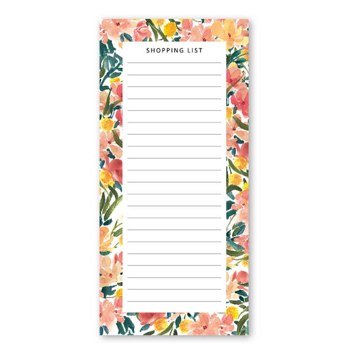 Emadam - Art & Design - Wholesale Notepad - Notepad shopping list, DIN long, summer paradise2