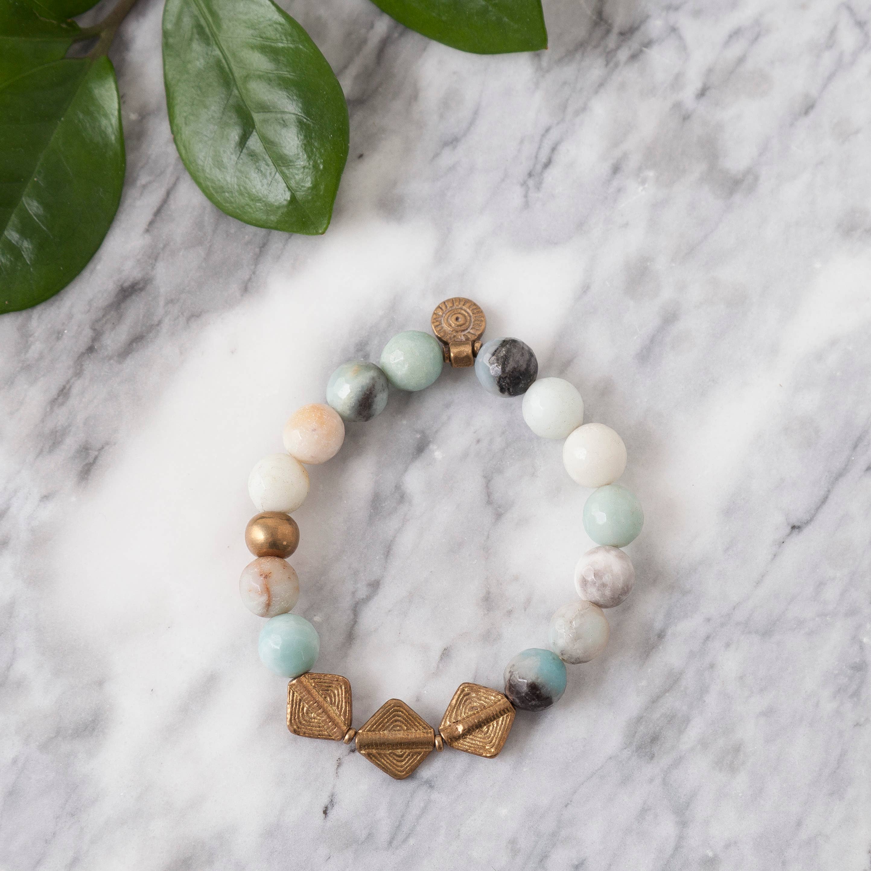 Baizaar - Wholesale Charm/Dangle Bracelet - Stone Bracelet with Three Diamond and Sun Charm2