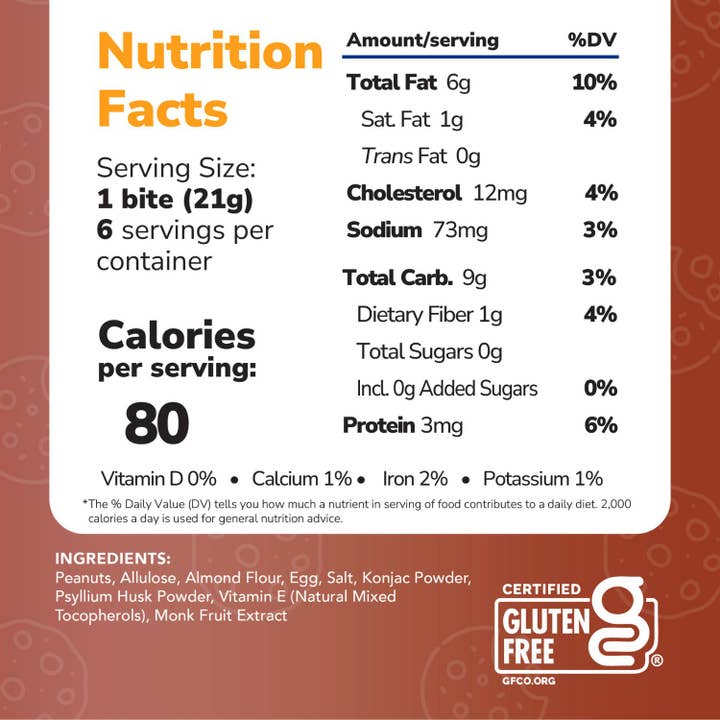 ChipMonk Baking - Wholesale Cookie - Peanut Butter Keto Cookie Bites5