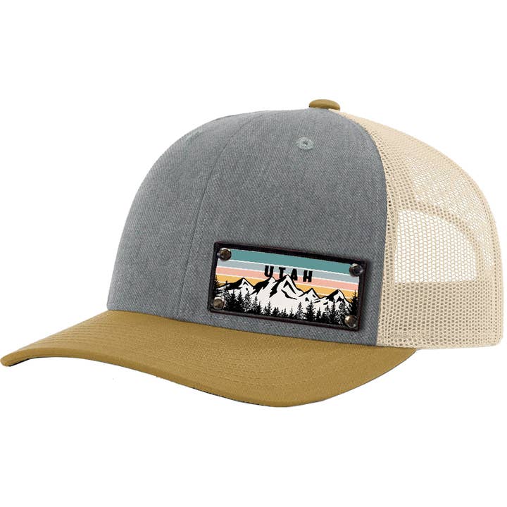 Stryder Gear - Wholesale Trucker hat – Unisex - Mountain Sunset Coral Custom