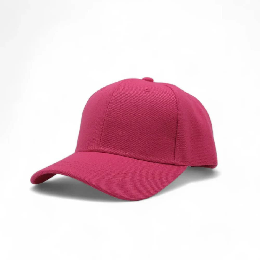 DOBBI – wholesale Baseball cap – Unisex – Plain Adjustable Velcro8