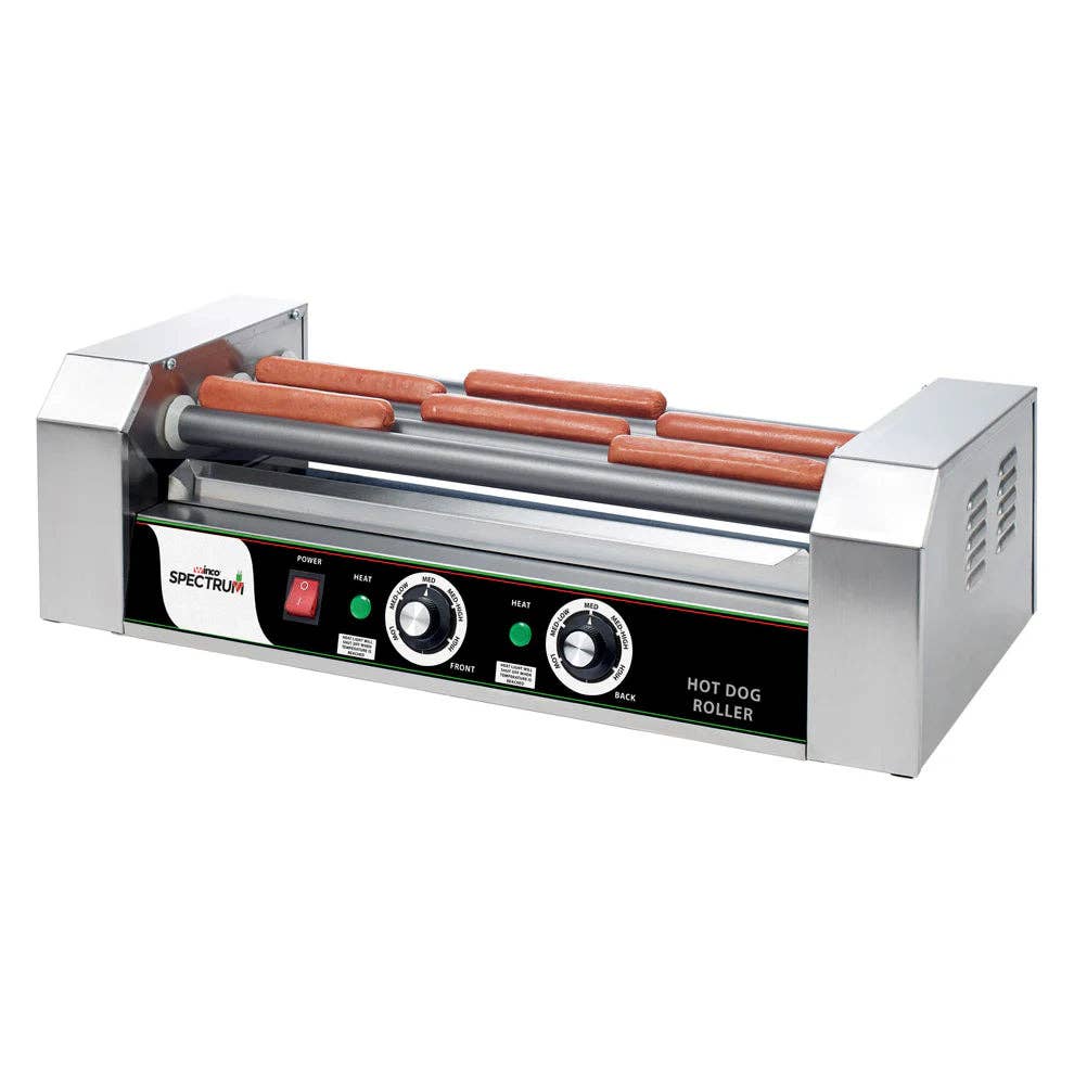 EcoQuality - Vente Appareils électroménagers - EHDG-11R-7R, 5-11 Rouleaux en Téflon Antiadhésifs pour Hot Dog2