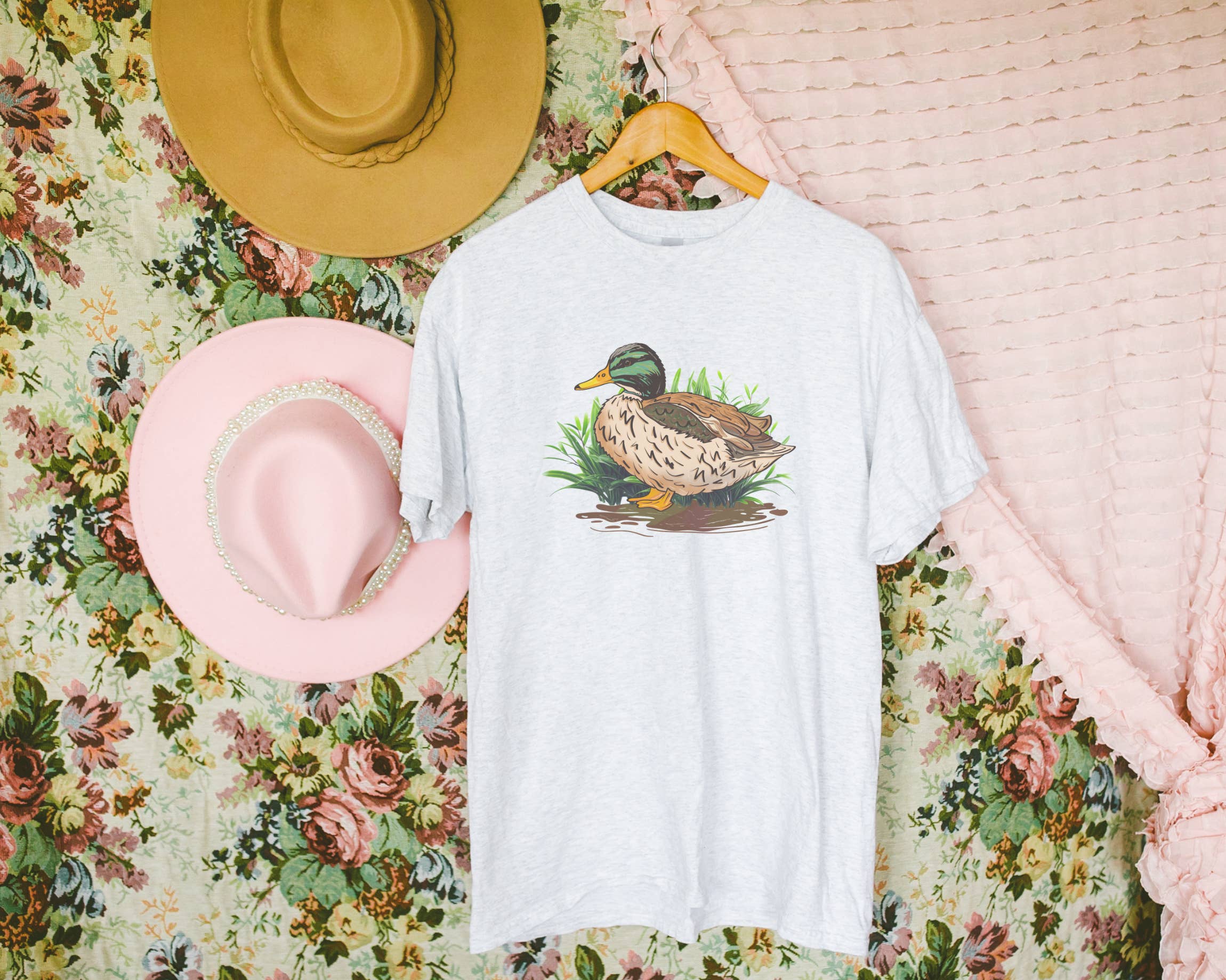 H+P Wholesale - Wholesale Screen Printed T-Shirt - Women's - Duck Graphic Tee