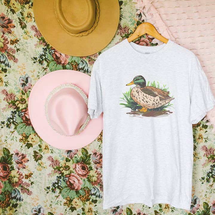 H+P Wholesale - Wholesale Screen Printed T-Shirt - Women's - Duck Graphic Tee0