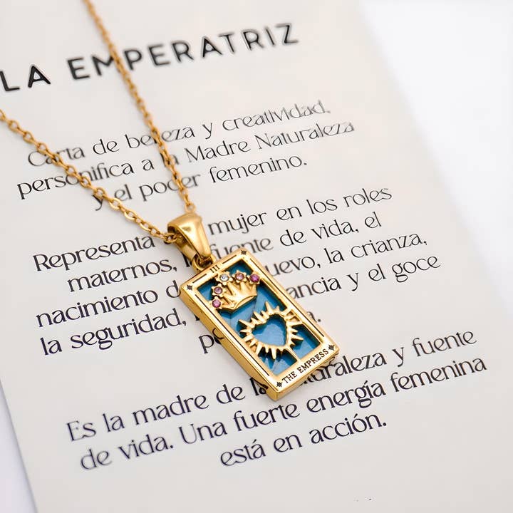Wild & Free - Wholesale Pendant/charm necklace - El Collar del Tarot de la Emperatriz