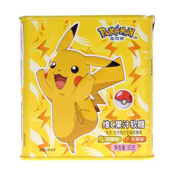 Pops Distro Inc – wholesale Boiled sweets – Lotte Pokemon Lemon Candy (95g) 6ct (China)