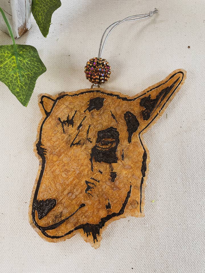 Goat Car Freshie, Air Freshener for wholesale by Woven Knots