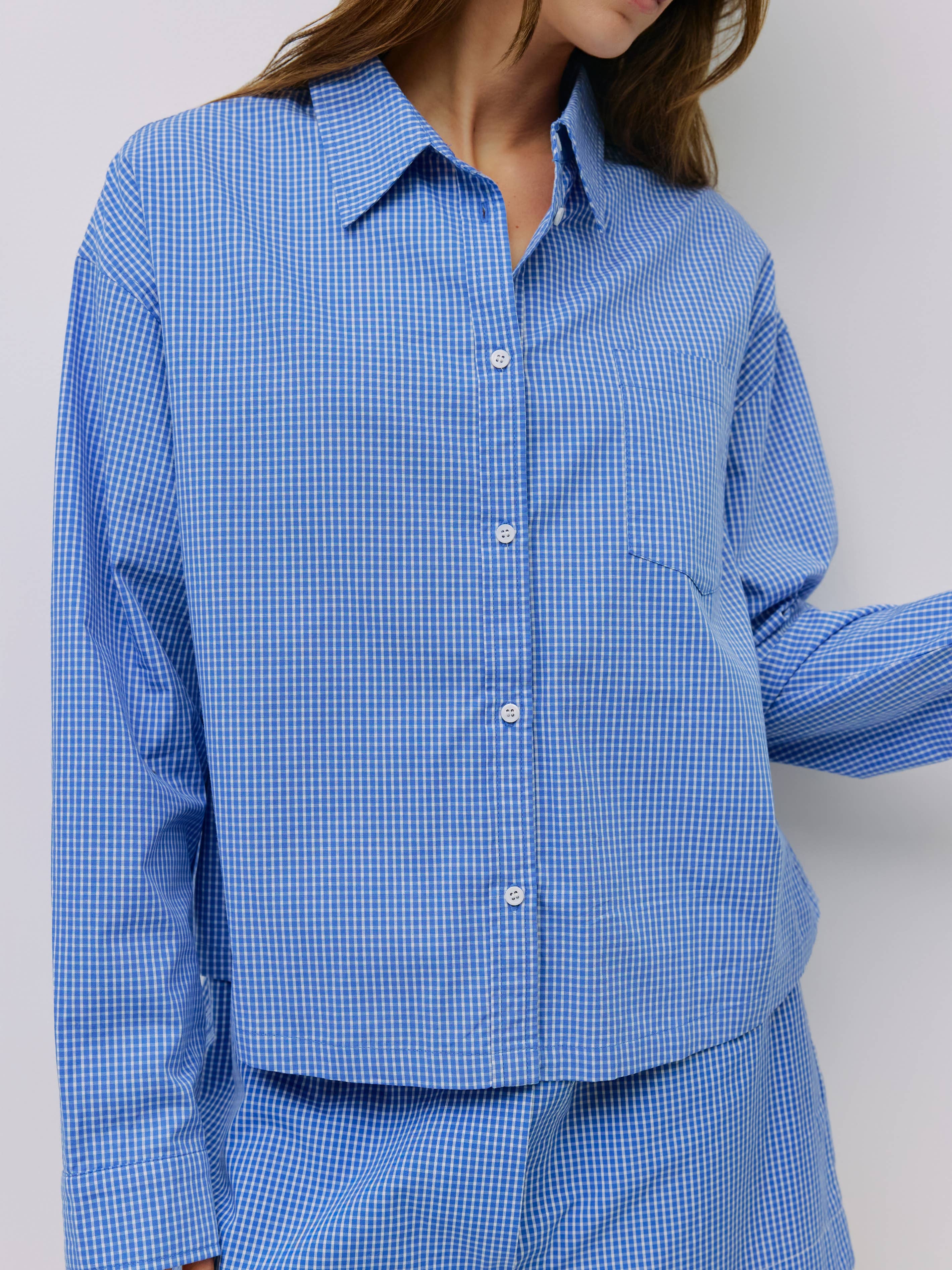 All Row - Wholesale Shirt - Women's - The Gates Top | Gingham Button-Down Shirt4