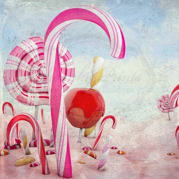 NIEUW ITEM 3.5ft x .5ft Vinyl fotografie achtergrond/snoep voor wholesale door Swanky Prints