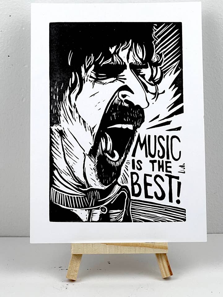 Frank Zappa - La musique est la MEILLEURE ! pour la vente par Pixel Palmer