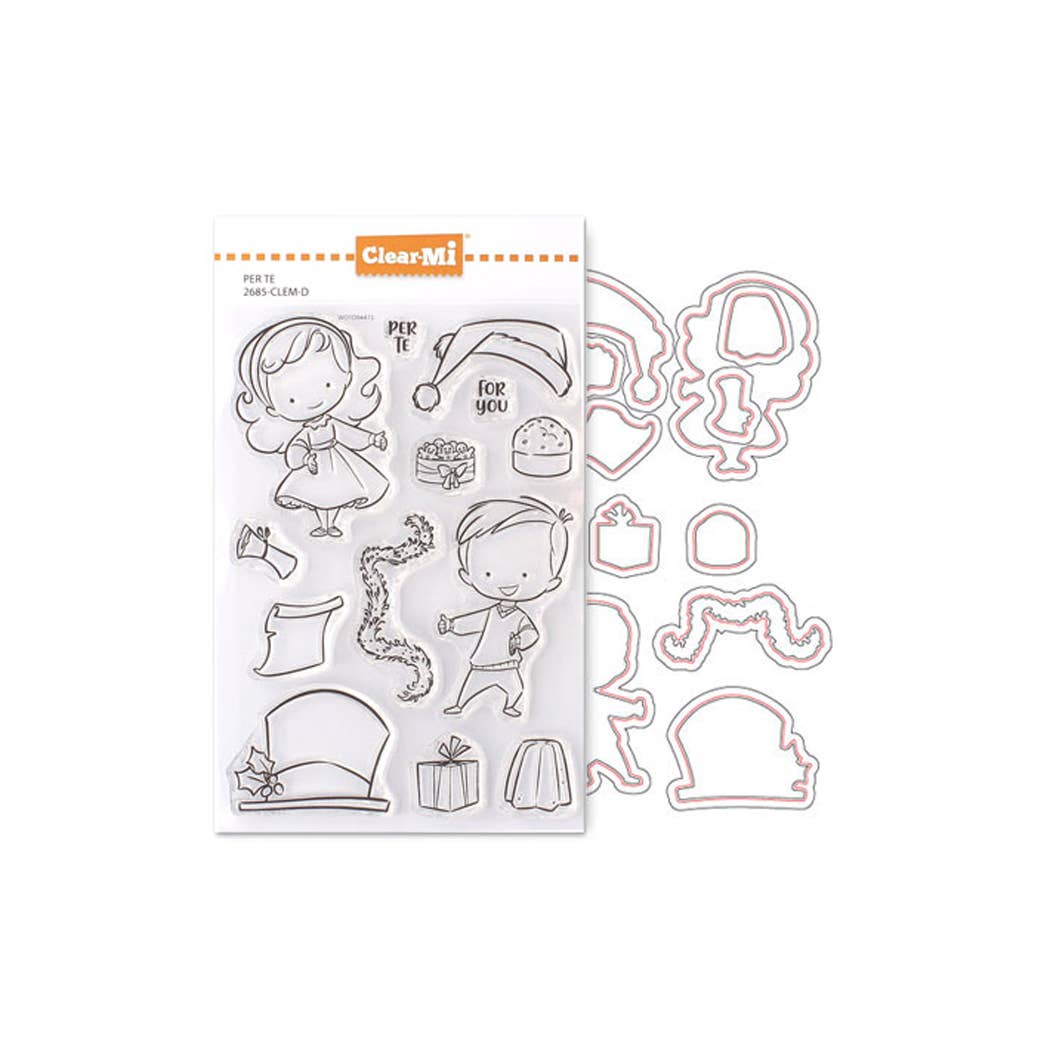 Impronte D'Autore - Wholesale Rubber/Decorative Stamp - Clear polymer stamps with dies For you0