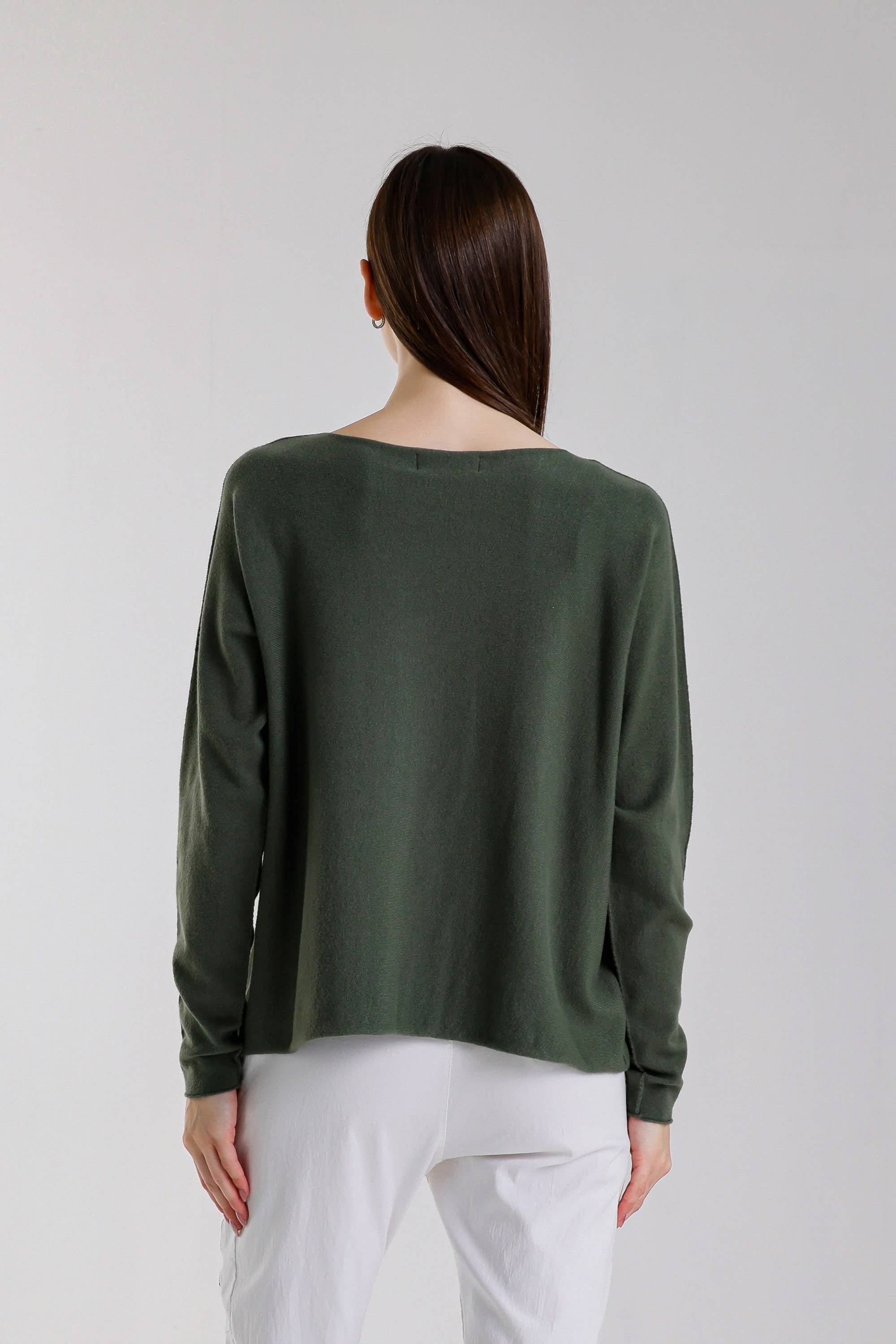 TINA Stephens Italy/Tees By Tina - Wholesale Knit Sweater - Women's - Laurin Seriously Soft Jewel Neck Sweater (BLS425)35