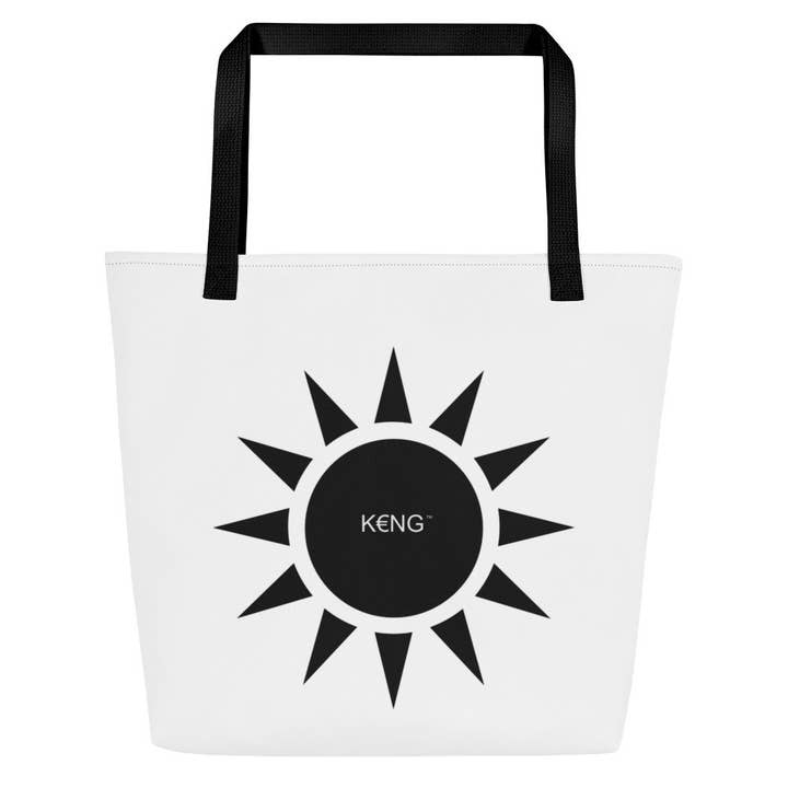 KeNg Anthony Apparel All-Over Print Large Tote Bag for wholesale by KeNg Anthony Apparel