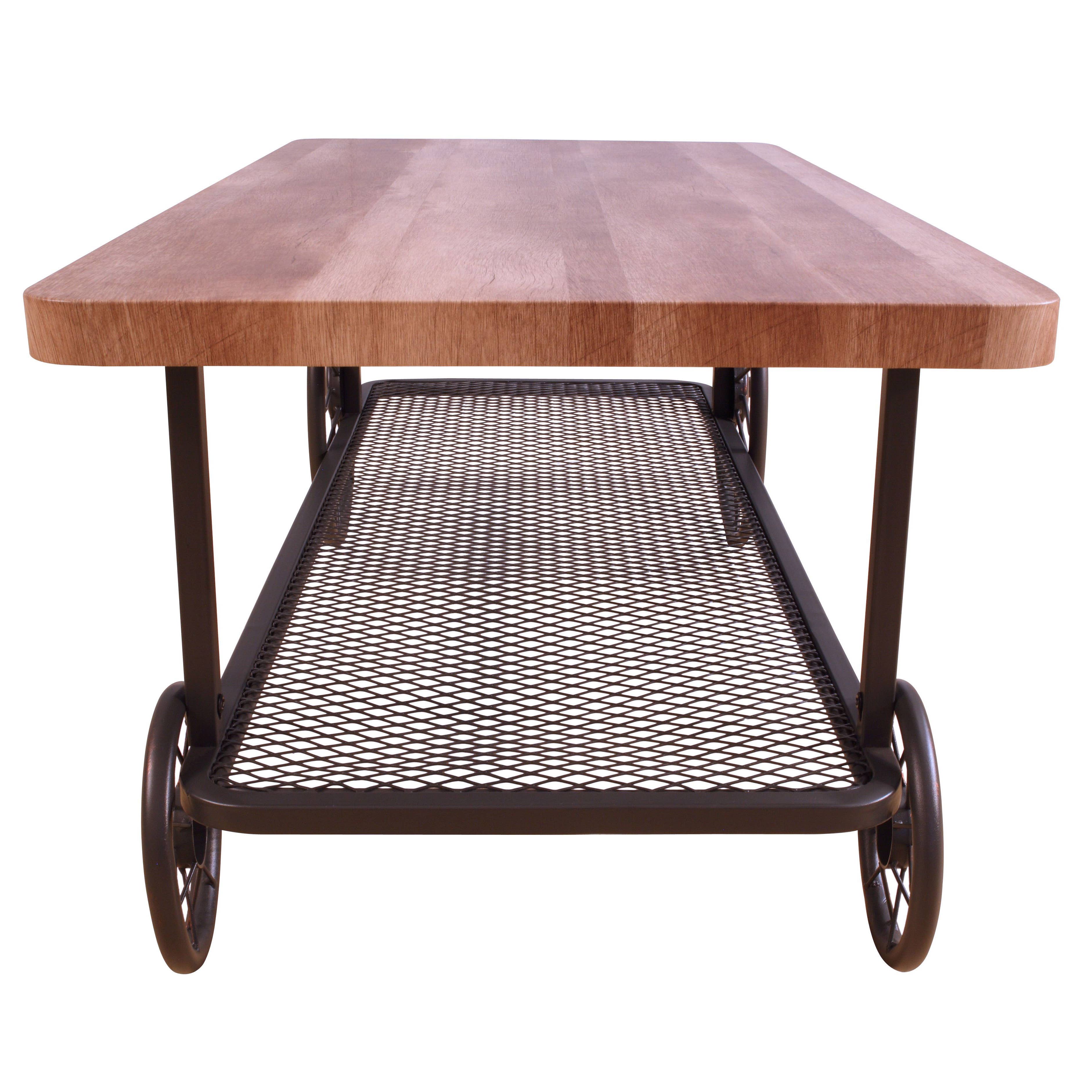 Acme Furniture Industry, Inc. - Wholesale Coffee Table - Francie Coffee Table w/ Bottom Shelf, Oak & Antique Gray3