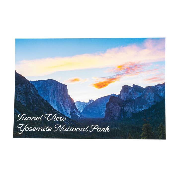 Tunnel View - Yosemite National Park - Postcard for wholesale by MORIAH QUINN PHOTOGRAPHY