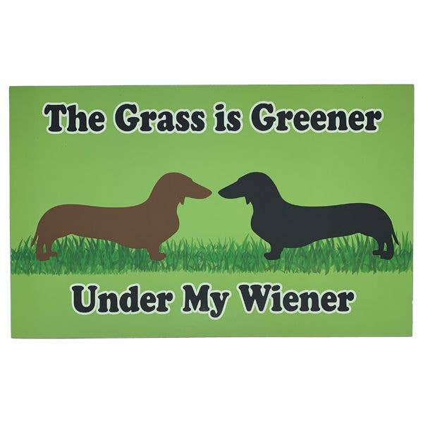 Panneau drôle de teckel pour la vente par Barry-Owen Co., Inc.