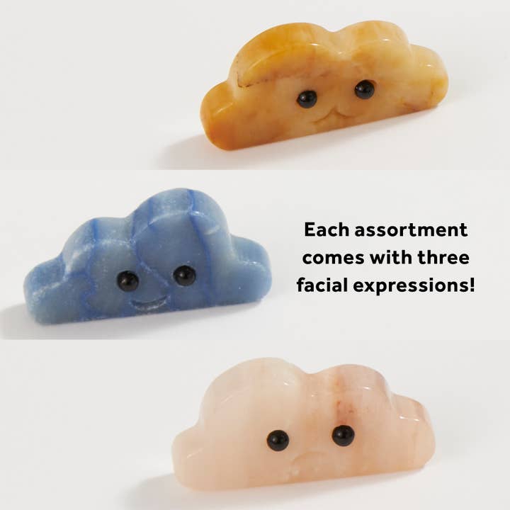 GeoCentral - Wholesale Spiritual Stone/Crystal - Crystal Cloud Friend Assortment - Pet Rocks