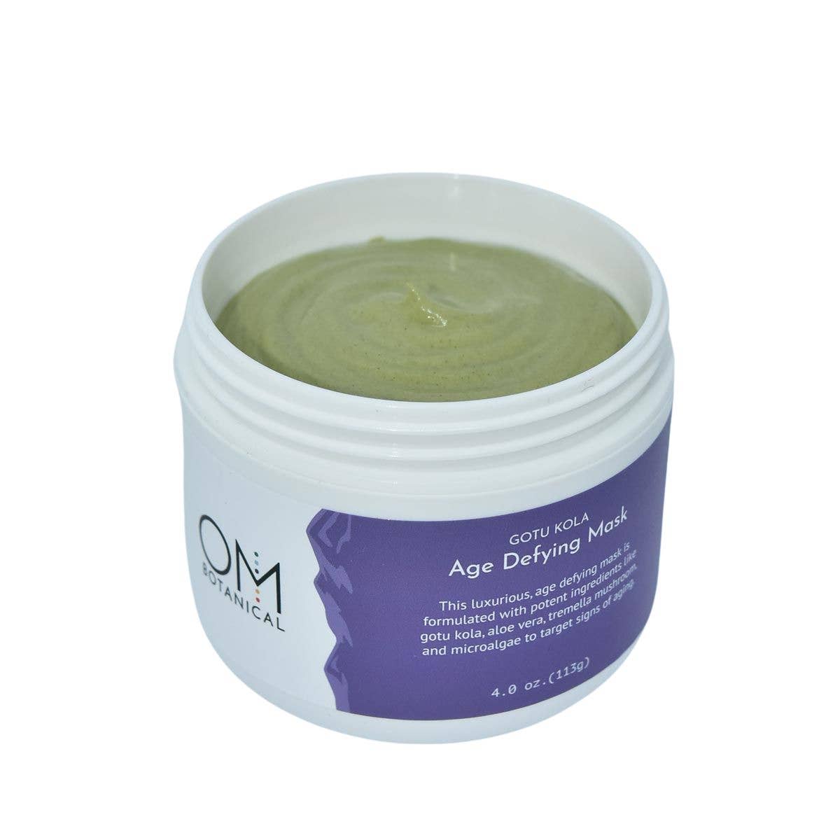 OM Botanical Plant-based Skin Care - Wholesale Gezichtsmasker - Gotu Kola Leeftijdsverjongend Masker1