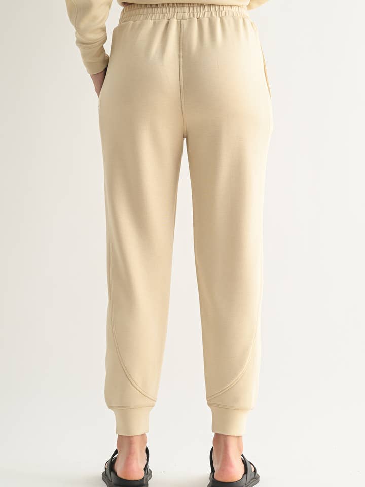 Mono B - Wholesale Athletic Sweatpants/Joggers - Women's - Elevated Contrast Seam Joggers