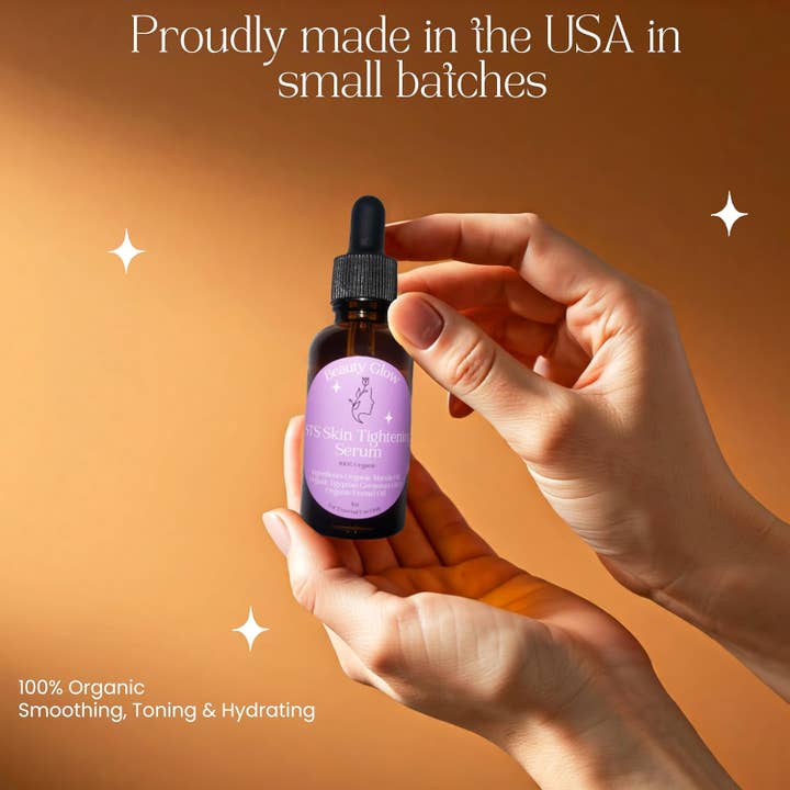 Beauty Glow - Wholesale Facial oil - Organic Skin Tightening Marula, Egyptian Geranium & Fennel 4