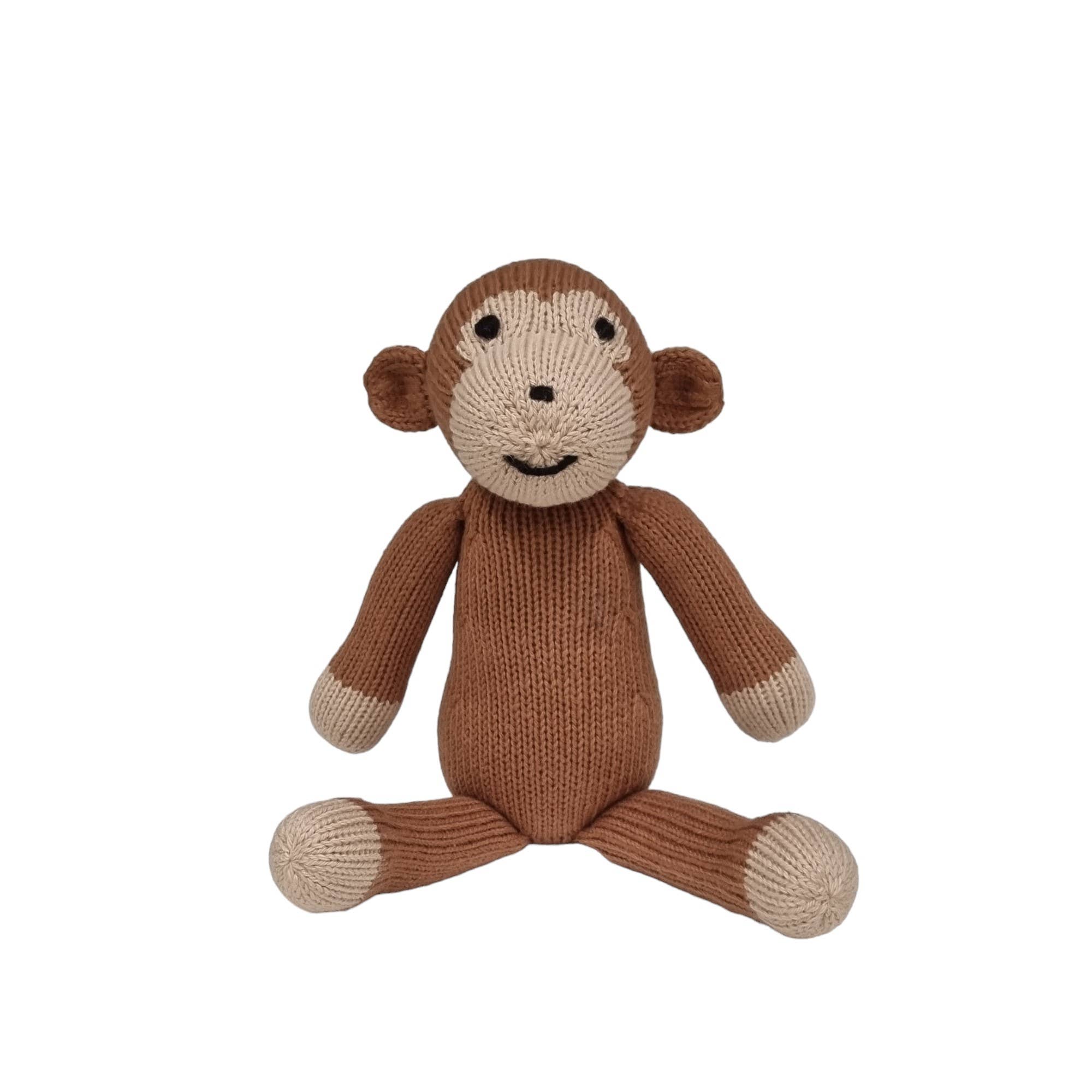 Melange Collection - Wholesale Stuffed/Plush Toy - Kids & Baby - Handmade Knit Monkey - Fair Trade Cotton Toy