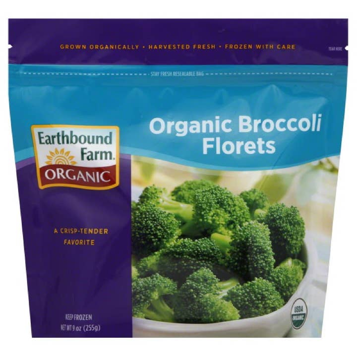 Earthbound Farm Organic Broccoli Florets, 9 Oz for wholesale by KeHE Distributors, LLC