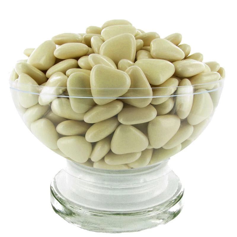 LS GROUP – wholesale Chocolate-covered sweets – Mini chocolate hearts dragee cream0