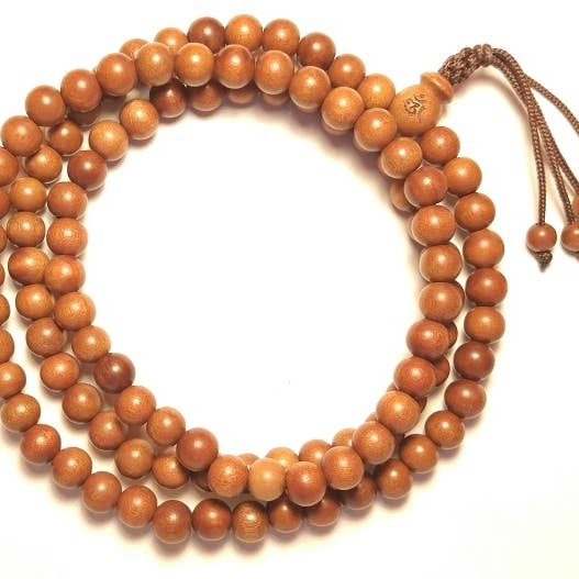 Jujube Wood Zen 108 Mala Conta - Contas de Oração - 8mm por atacado de Namu Baru Inc.