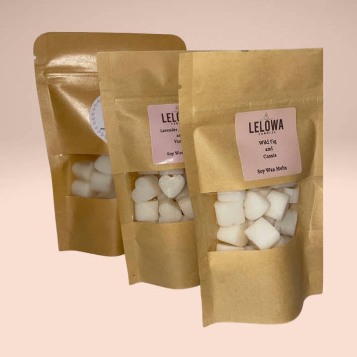 Wax Melt Bags for wholesale by Lelowa Candles