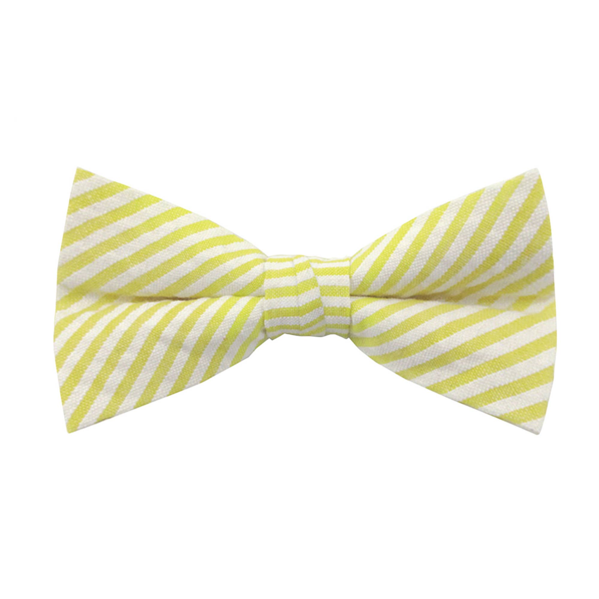 Jacob Alexander - Wholesale Bow Tie - Men's - Men's Seersucker Striped Bow Tie41