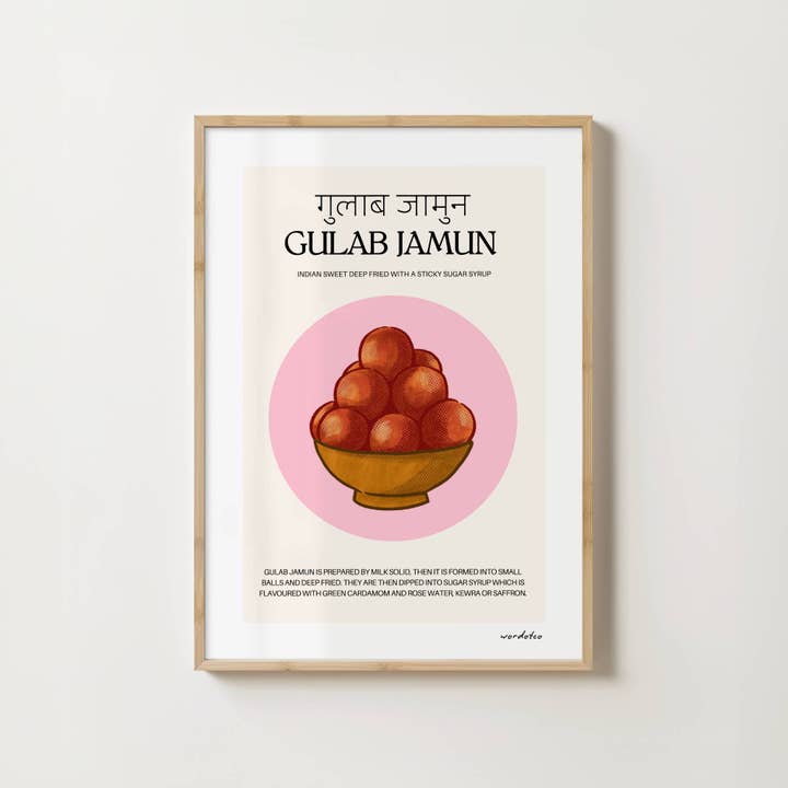 Wordotco - Wholesale Art print - GULAB JAMUN PRINT1