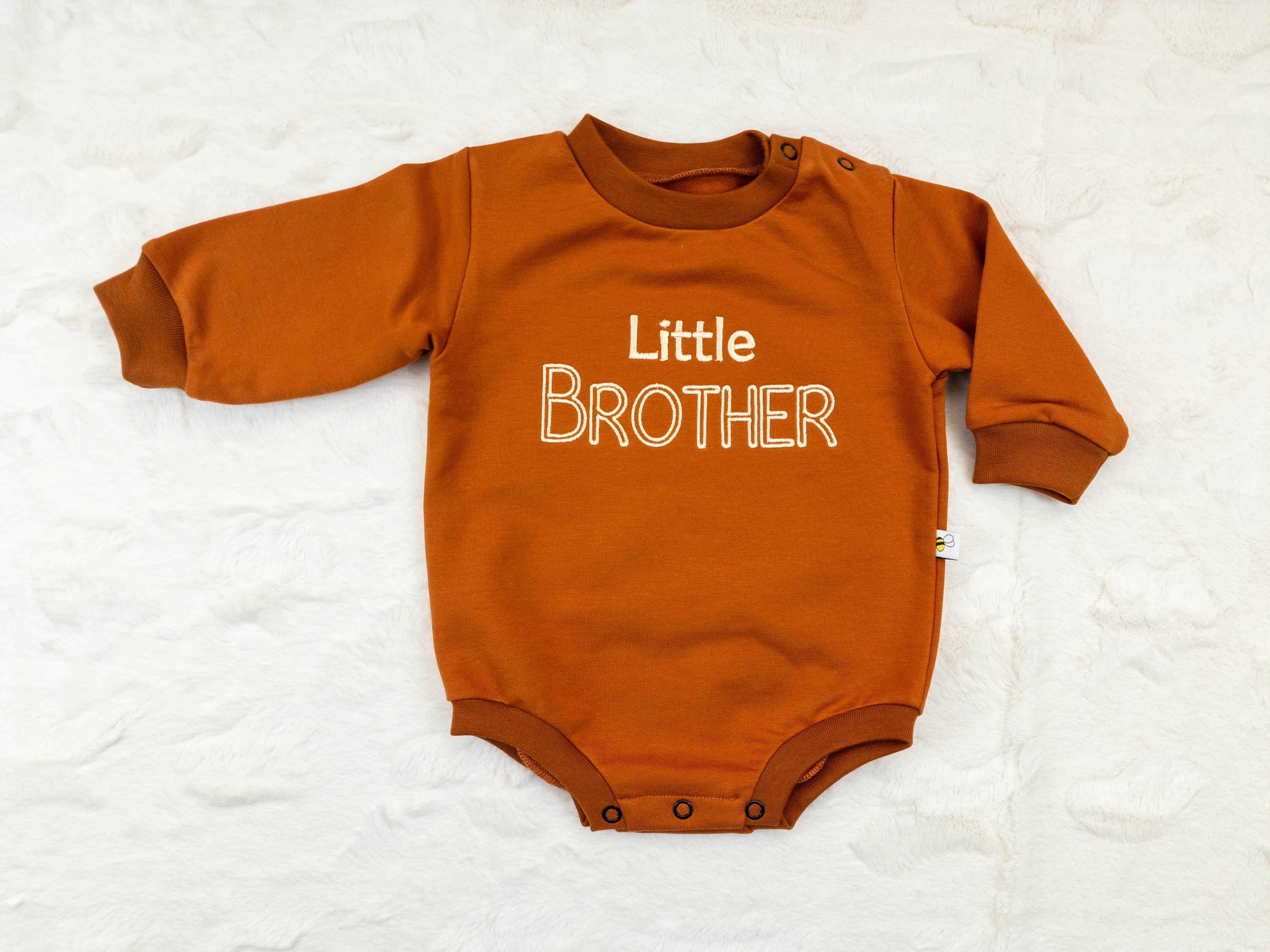 TeoBee - Wholesale Bodysuit (Non-Footed) - Baby - Custom name or text embroidered sweatshirt romper 2