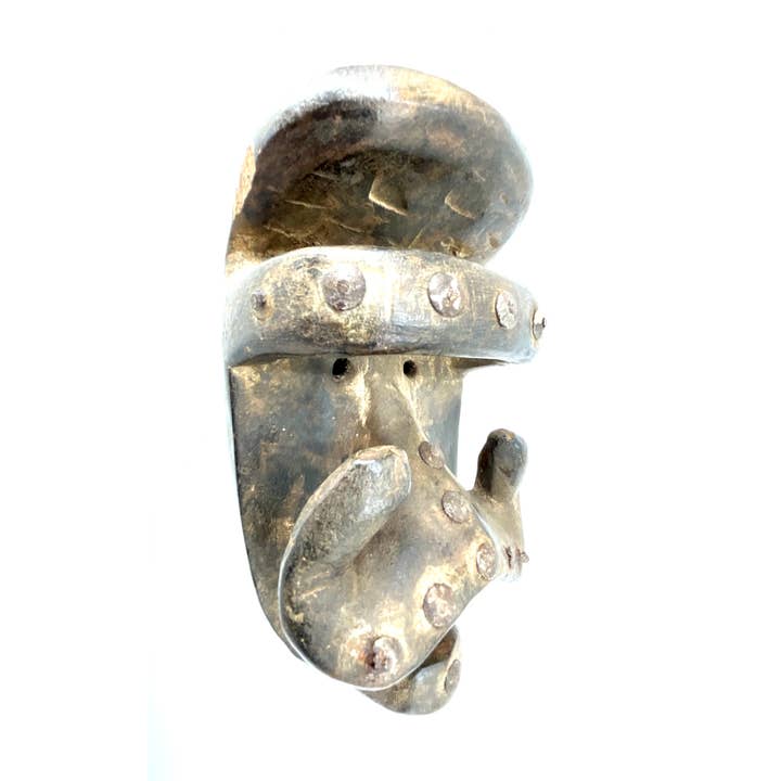 Jofa African Imports - Venta al por mayor Arte mural en madera - Máscara de Pasaporte Bete - Costa de Marfil2