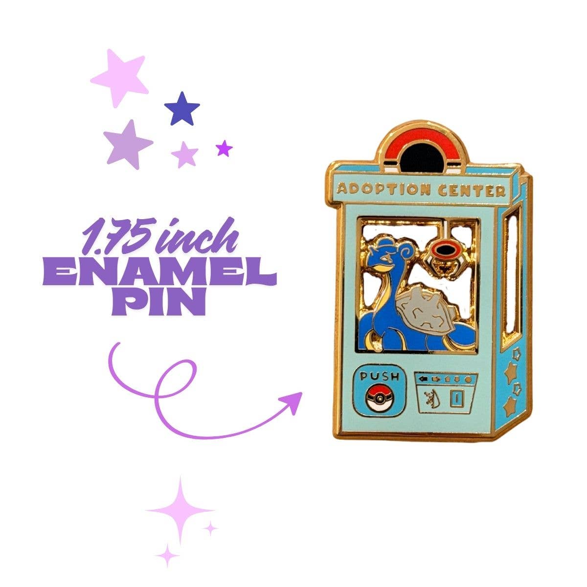 Naytendo - Vente Épinglettes/boutons - Épinglette en émail Pokemon Lapras//Anime//Jeux2