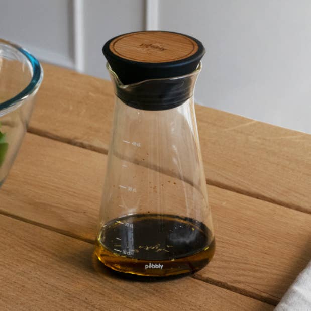 Glass Vinaigrette Shaker for wholesale by Pebbly France