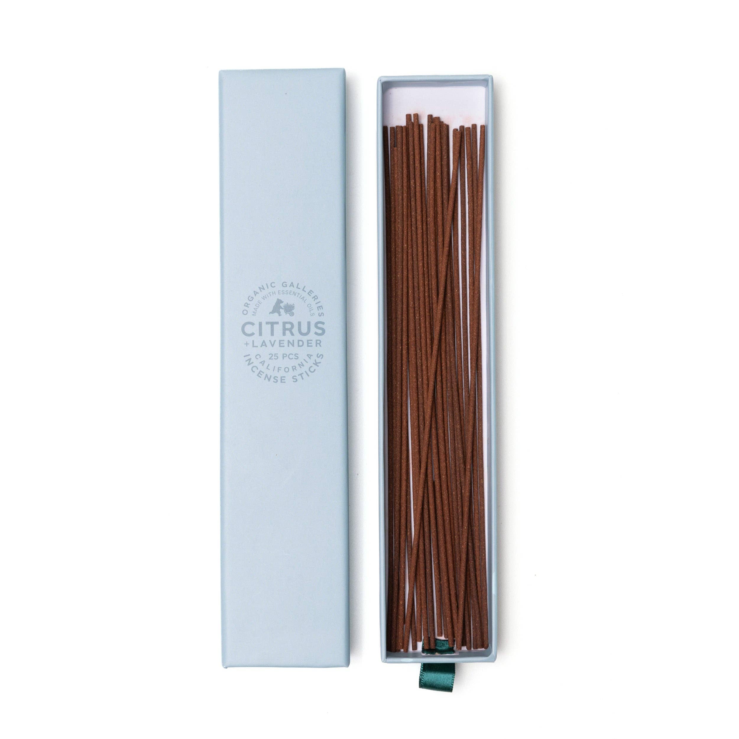 123 Farm - Wholesale Incense - Citrus + Lavender Aromatherapy Incense Sticks – 25 Pcs Boxed1