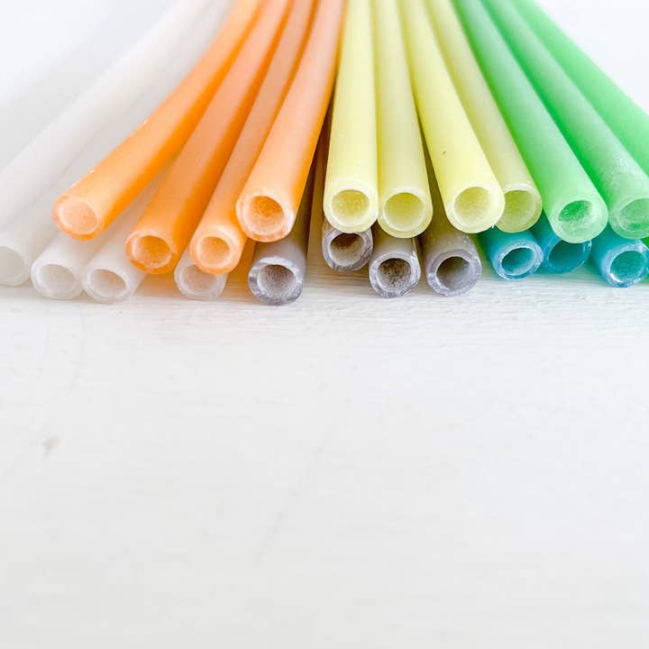 D’light Eco Party - Wholesale Drinking Straw - Rainbow Eco-friendly Edible Pasta Straw (25pcs packs)6