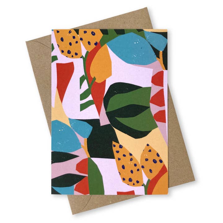 Mid Spring Greetings Card for wholesale by Lily Windsor Walker