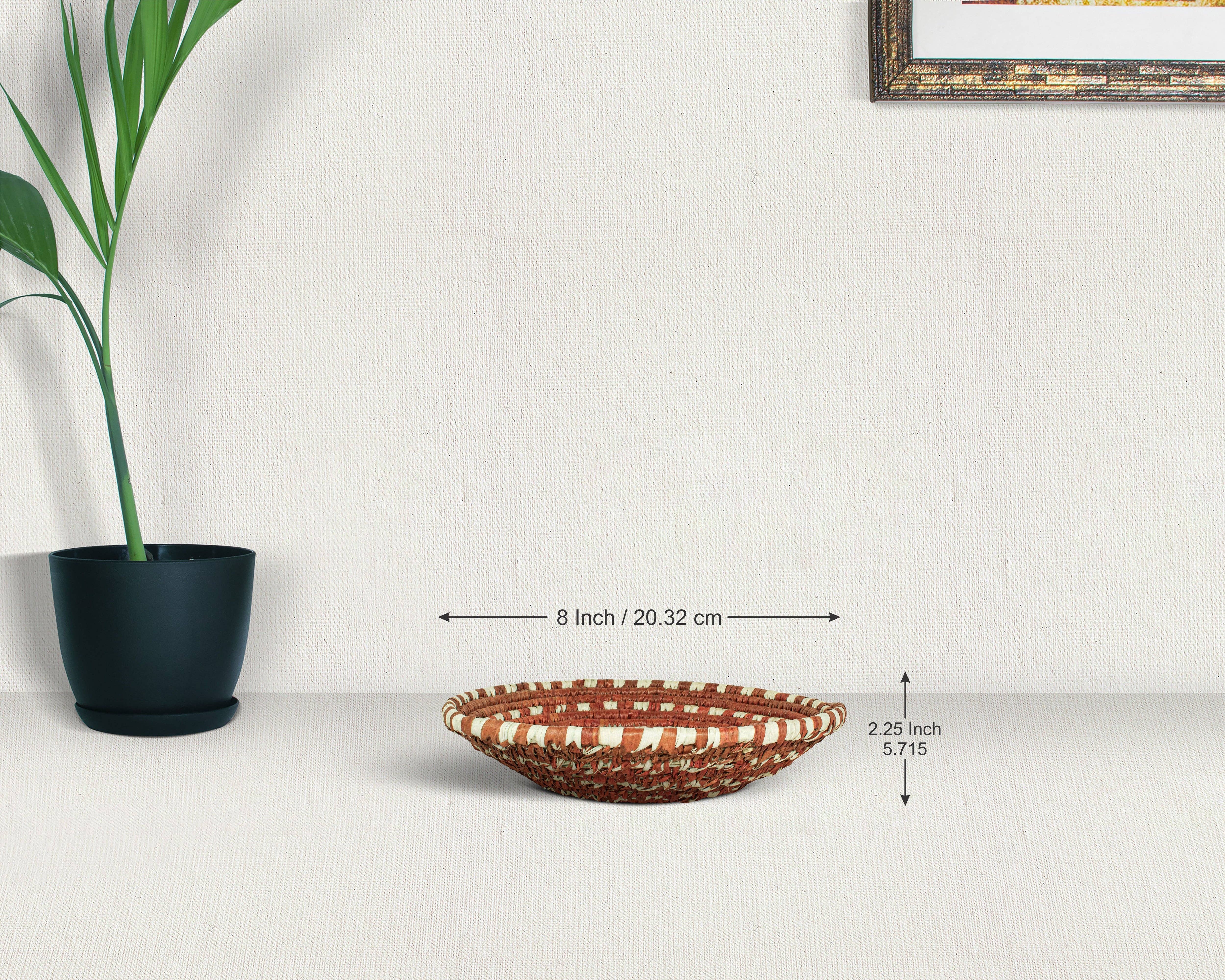 ArtisanalEmporiumLLC - Wholesale Basket - Handwoven Bowl Basket - Southwestern Basket - 8 inch dia4