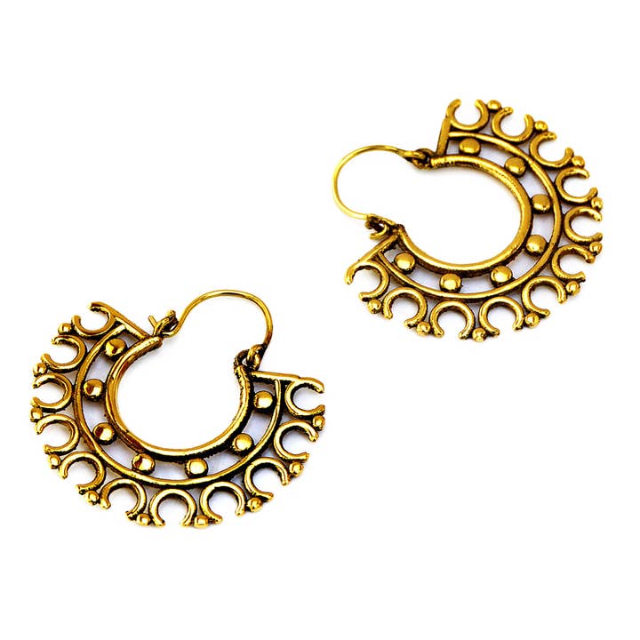 Ethnic Hoop Earrings for wholesale by Gypsy Winds Bcn