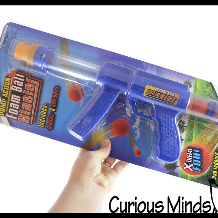 Ball Shooter Ball Launcher Gun - Foam Ball Toy for wholesale by Curious Minds Toys