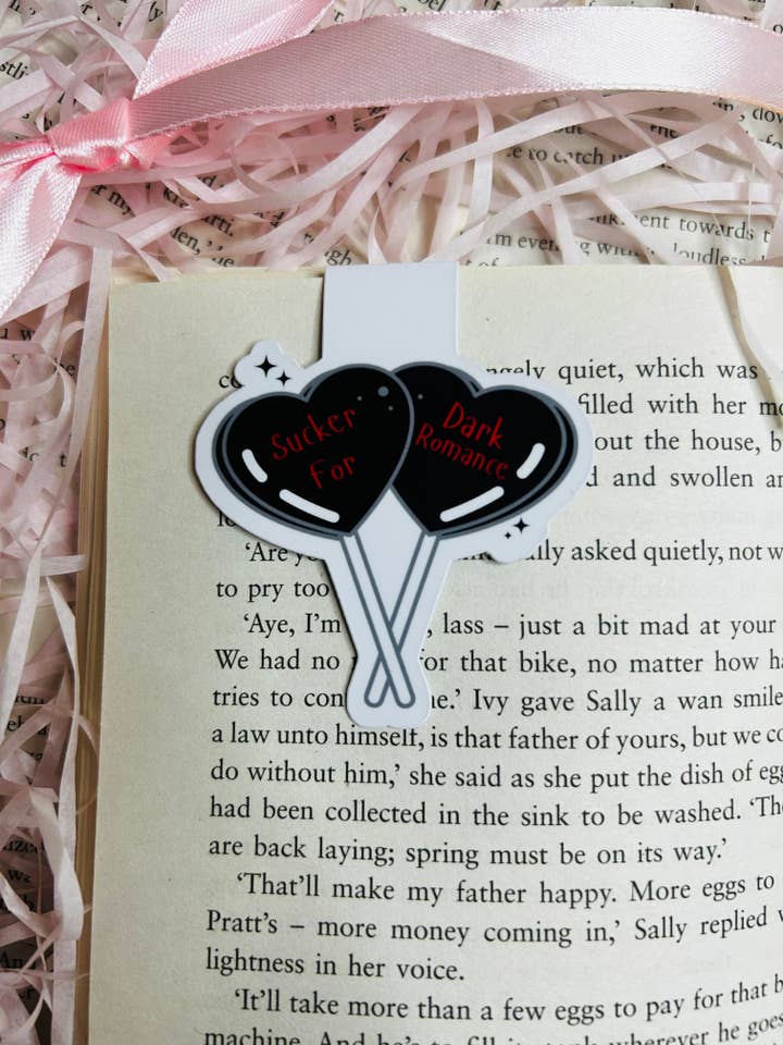 'sucker for..' magnetic romance bookmark for wholesale by TheBookShack